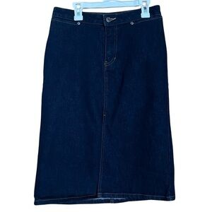 Gap Long Stretch Denim Skirt